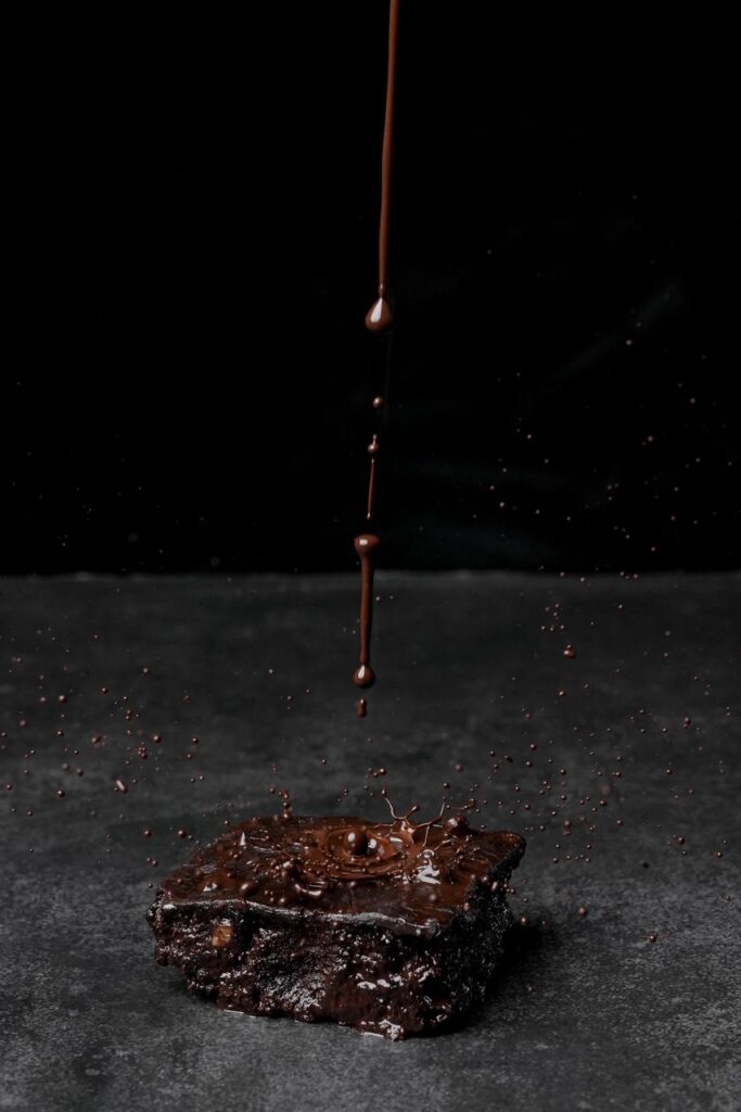 High-speed splash photography for beverages and products