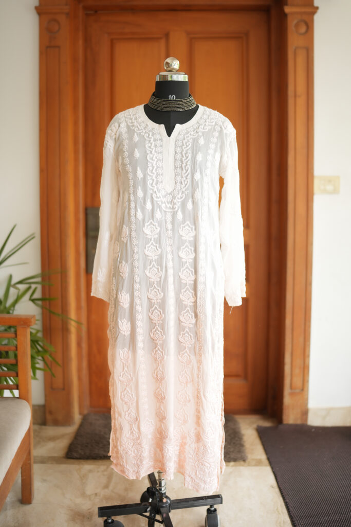 Chikankari Kurthi Shoot