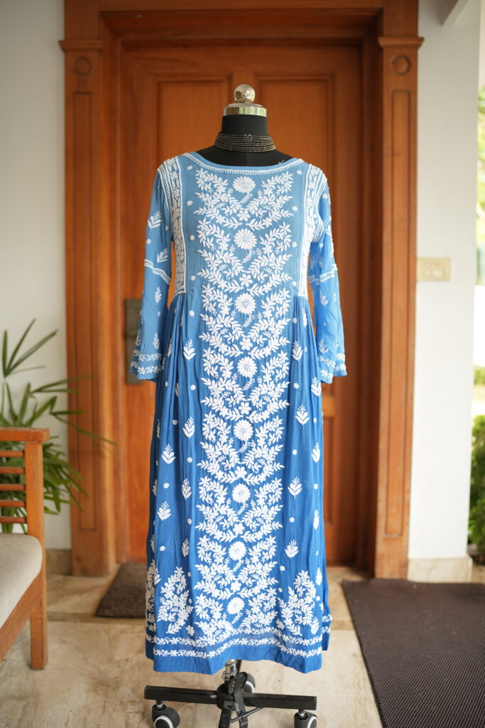 Chikankari Kurthi Shoot