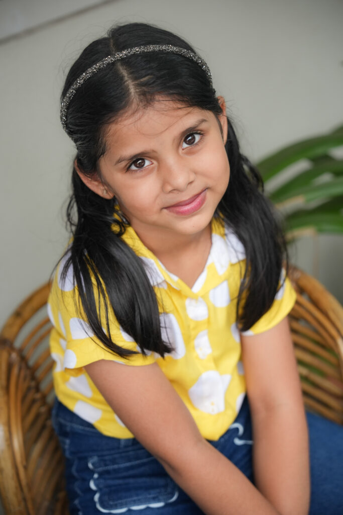 Birthday month kids photoshoot at Fort Kochi featuring a baby girl visiting Kerala from Pune