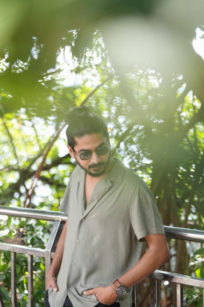 Men’s portrait photoshoot in Kochi captured for Instagram with stylish candid poses